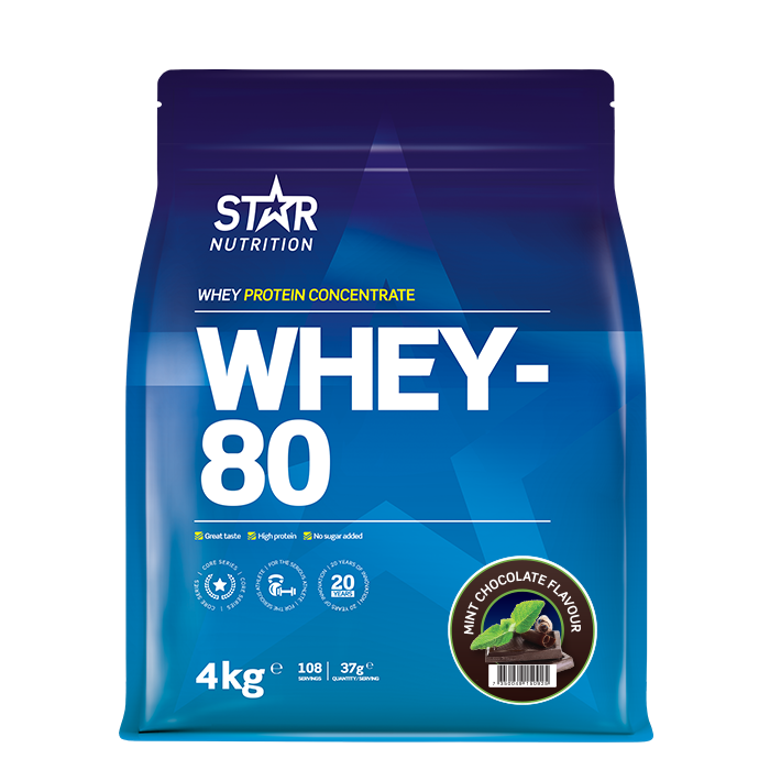 Star Nutrition Whey-80 Vassleprotein 4 kg