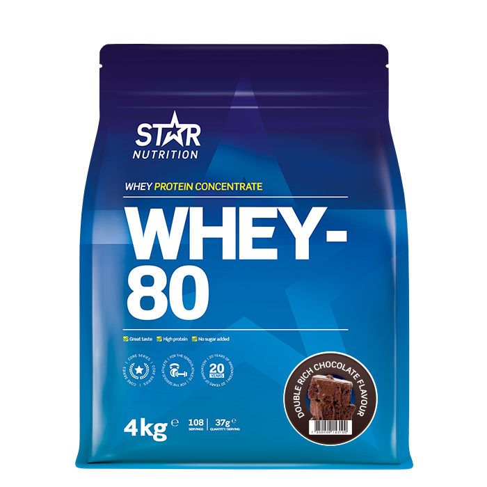 Star Nutrition Whey-80 Vassleprotein 4 kg