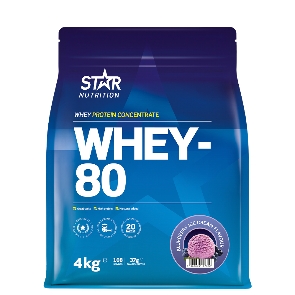 Star Nutrition Whey-80 Vassleprotein 4 kg