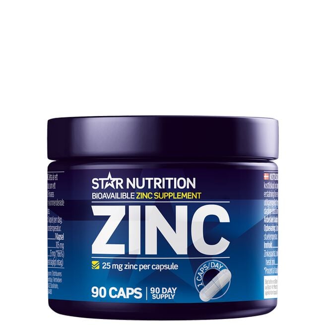 Star Nutrition Zink 25 mg 90 kapslar