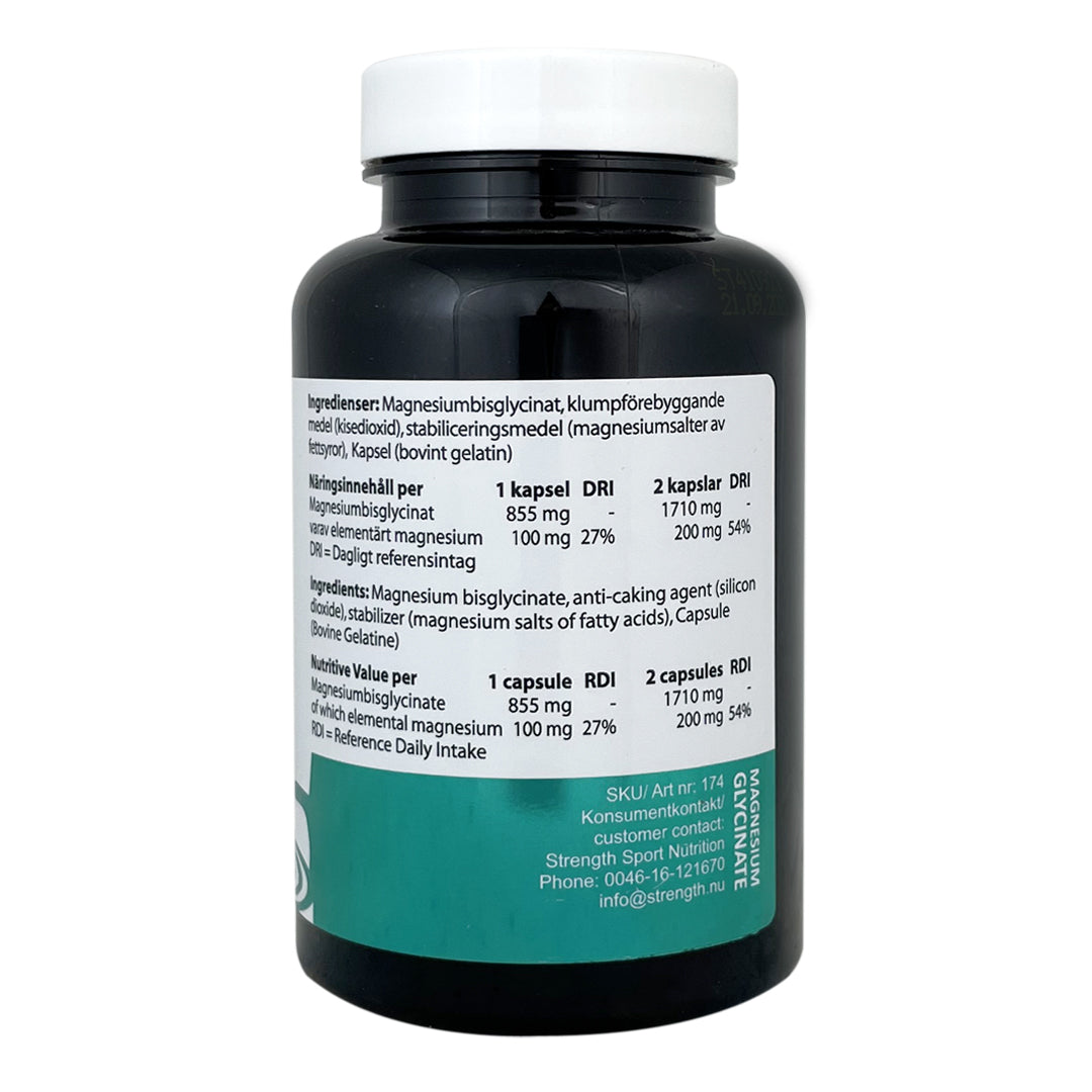 Strength Magnesium Glycinate 90 kapslar