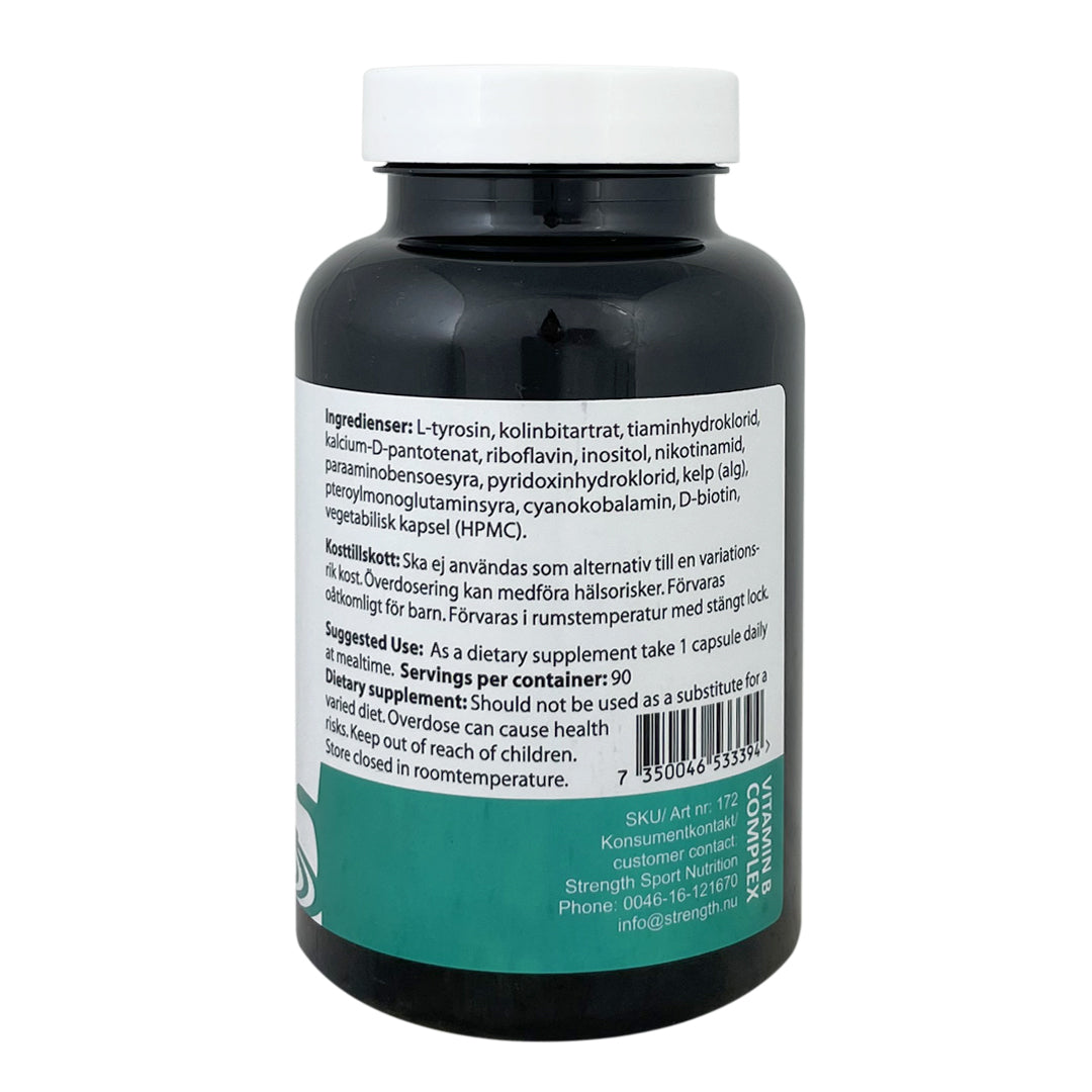 Strength Vitamin B-Complex + 90 kapslar