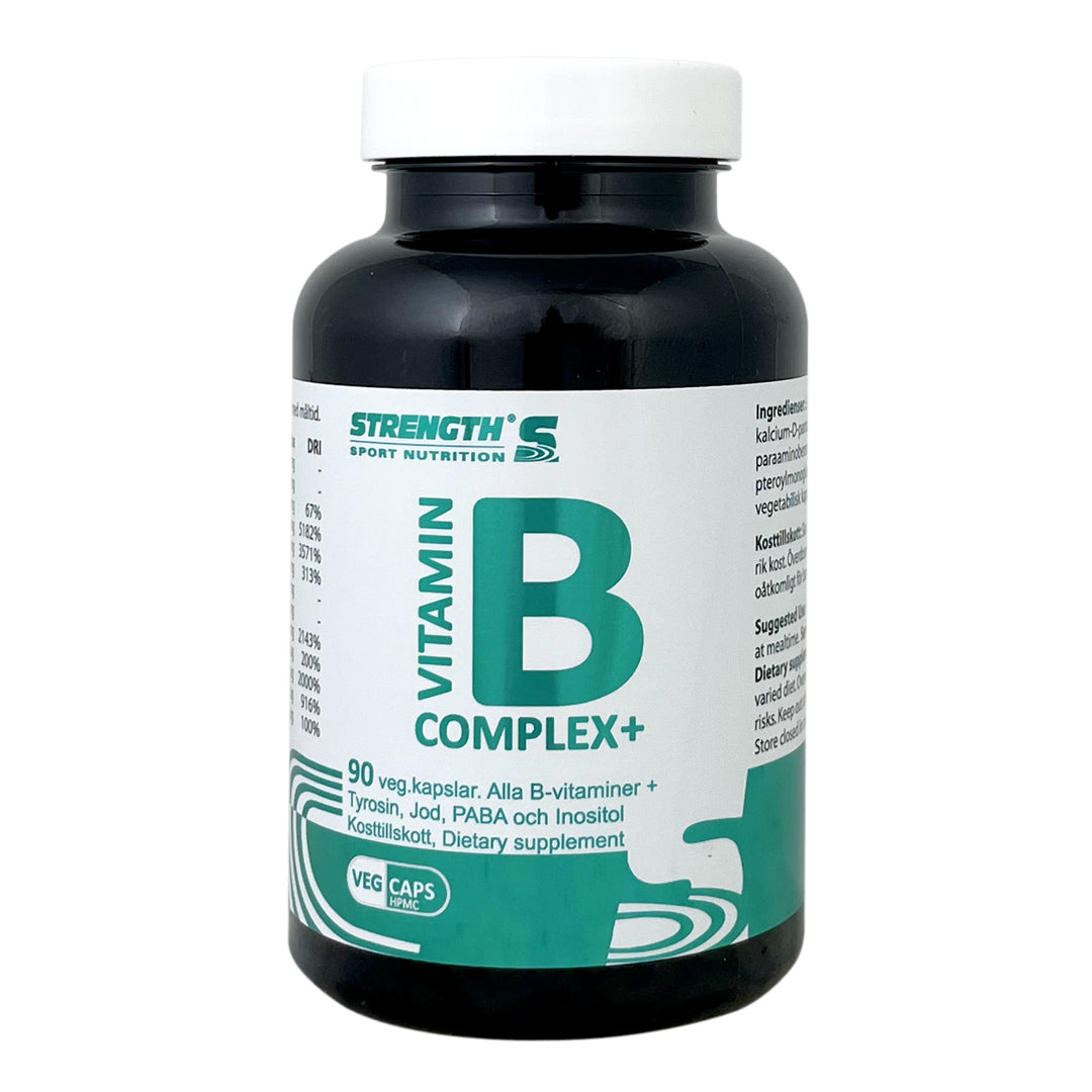 Strength Vitamin B-Complex + 90 kapslar