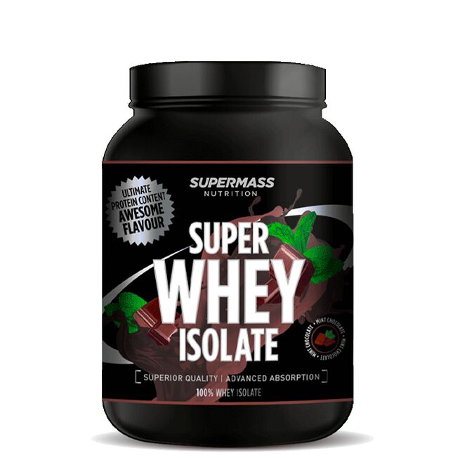 SUPERMASS NUTRITION SUPER WHEY ISOLATE Vassleproteinisolat 1300 g Mint Chocolate