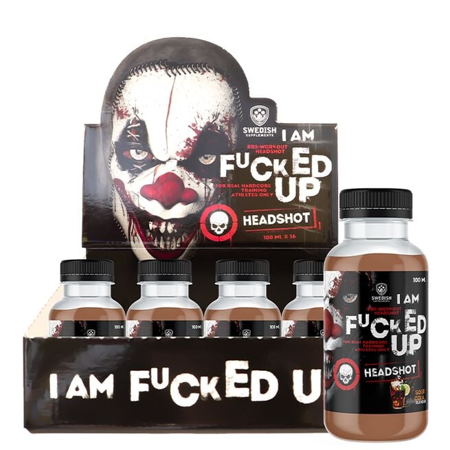 Swedish Supplements 16 x F-cked Up PWO Shot 100 ml Cola