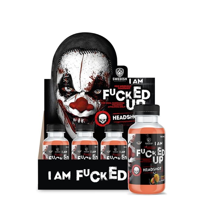 Swedish Supplements 16 x F-cked Up PWO Shot 100 ml Crazy Mango