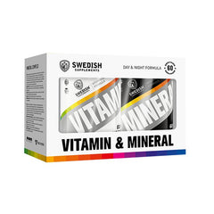 Swedish Supplements 2 x Vitamin & Mineral Complex 120 kapslar