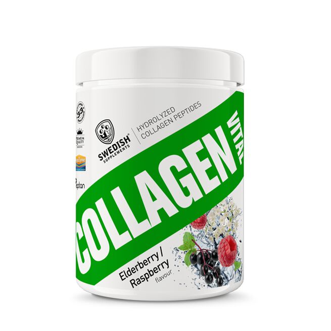 Swedish Supplements Collagen Vital Peptan® 400 g Elderflower Raspberry