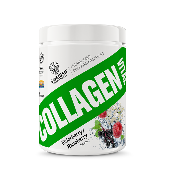 Swedish Supplements Collagen Vital Peptan® 400 g Fläder & Hallon