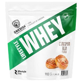 Swedish Supplements Lifestyle Whey Protein - 900g Cinnamon Bun