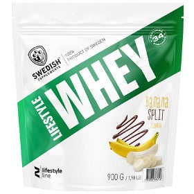 Swedish Supplements Lifestyle Whey Protein - 900g Banana Split