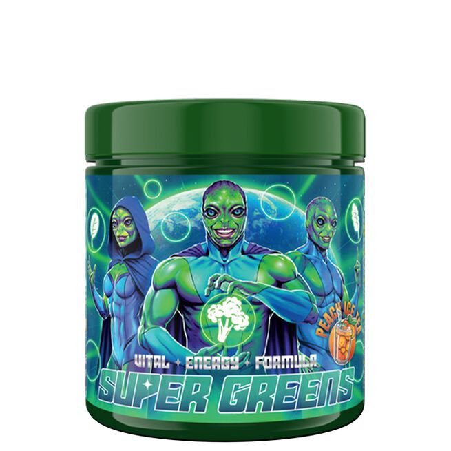 Swedish Supplements Super Greens 250 g Peach Ice Tea