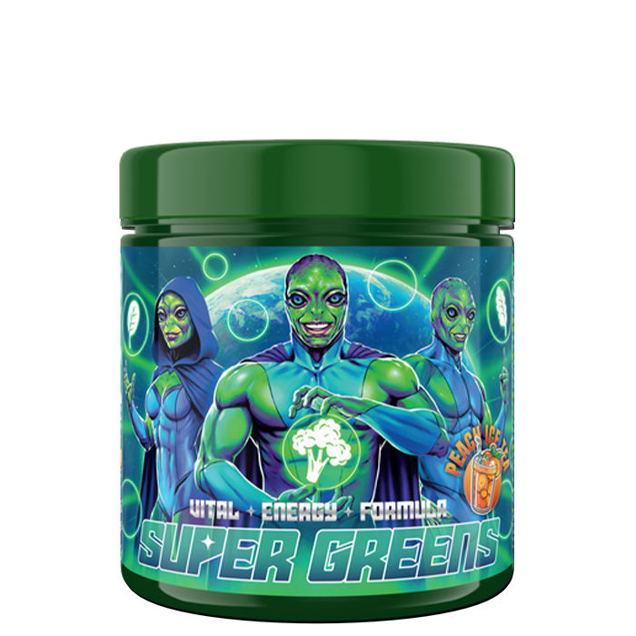Swedish Supplements Super Greens 250 g Peach Ice Tea