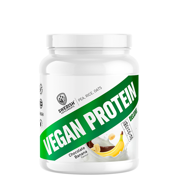Swedish Supplements Vegan Protein Deluxe 750 g Chocolate Banana