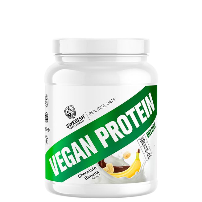 Swedish Supplements Vegan Protein Deluxe 750 g Chocolate Banana