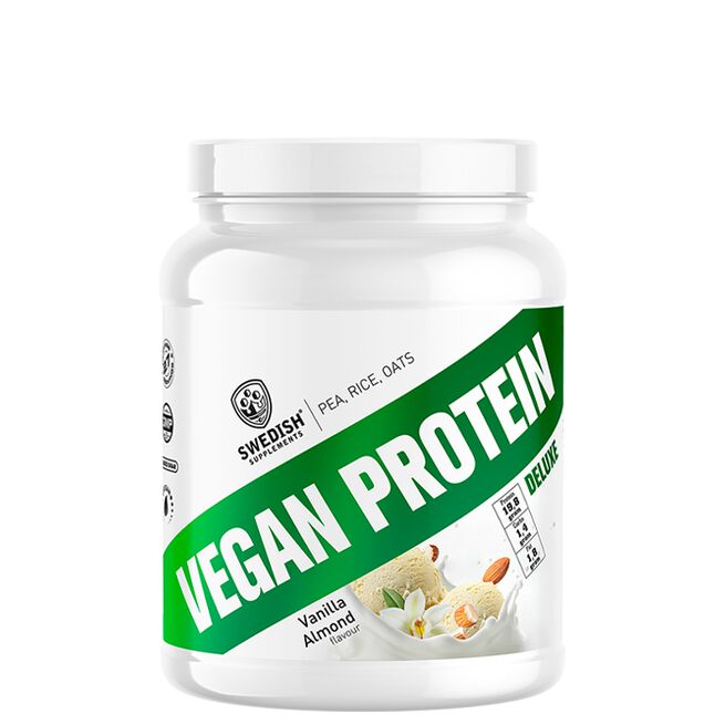 Swedish Supplements Vegan Protein Deluxe 750 g Vanilla Almond