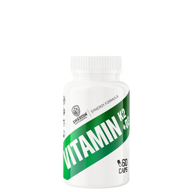 Swedish Supplements Vitamin K2 + D3 60 kapslar