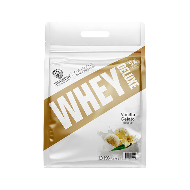 Swedish Supplements Whey Deluxe Vassleprotein 1800 g Vanilla Gelato