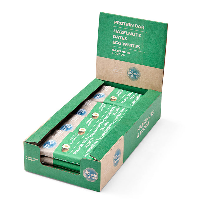 The Protein Kitchen 12 x Protein Bar, 50 g Hazelnut & Cocoa