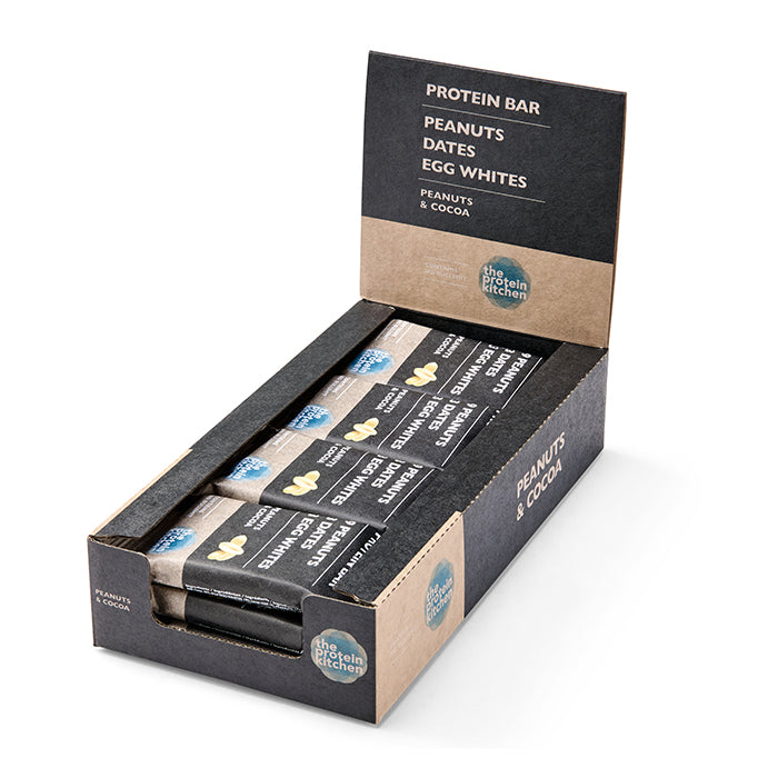 The Protein Kitchen 12 x Protein Bar, 50 g Peanuts & Cocoa