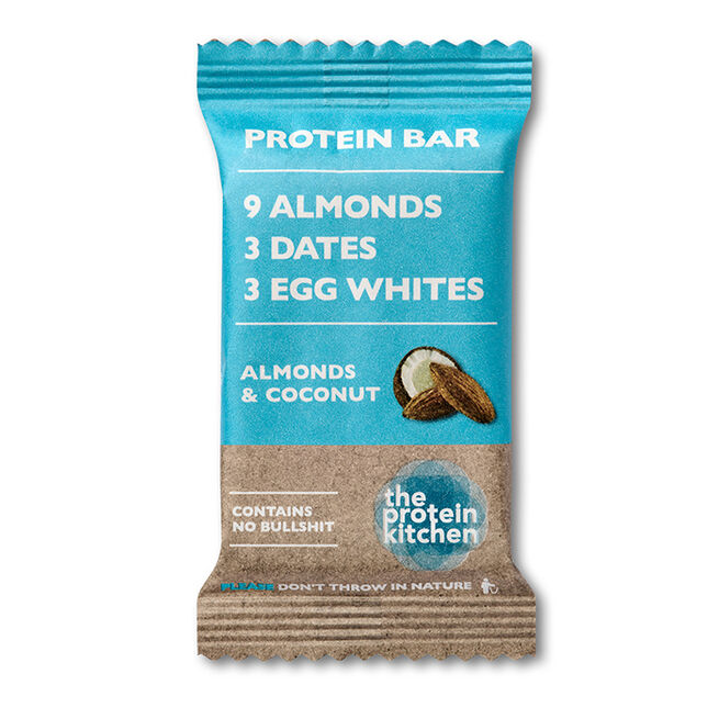 The Protein Kitchen 12 x Protein Bar, 55 g Almonds & Coconut
