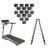 Thor Fitness Hexhantel Gummerad 10kg