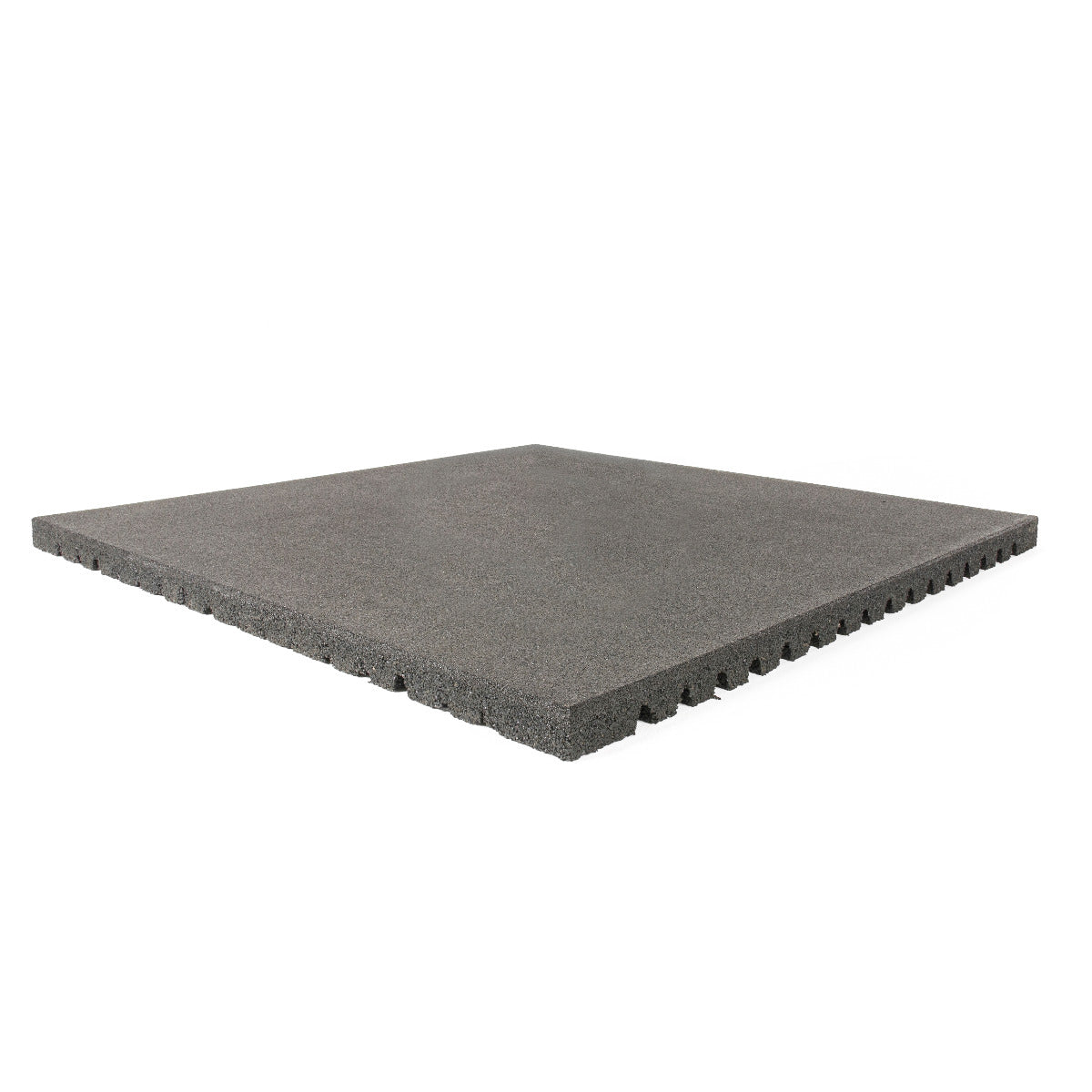 Thor Fitness Svart 15-43mm Gummigolv 1 x 1m, Raka kanter