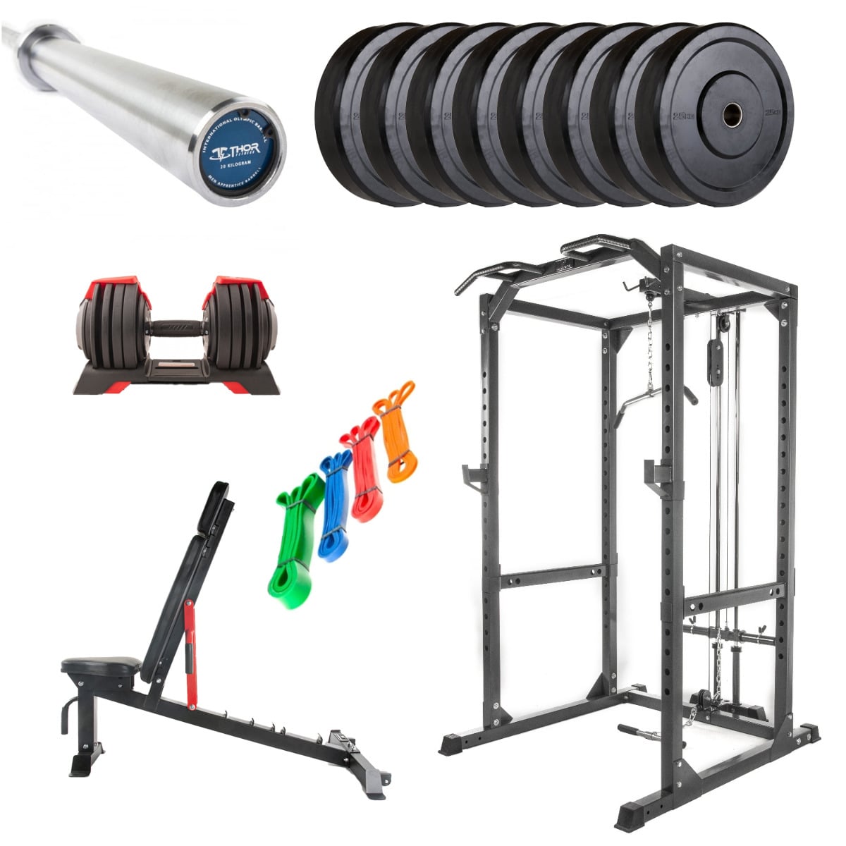 Thor Fitness Weight Assist Band Blått 23kg, långt - 41 tum (82 tum omkrets)