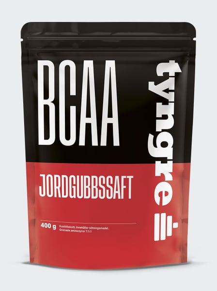 Tyngre BCAA Lemonad - 400g Jordgubbssaft