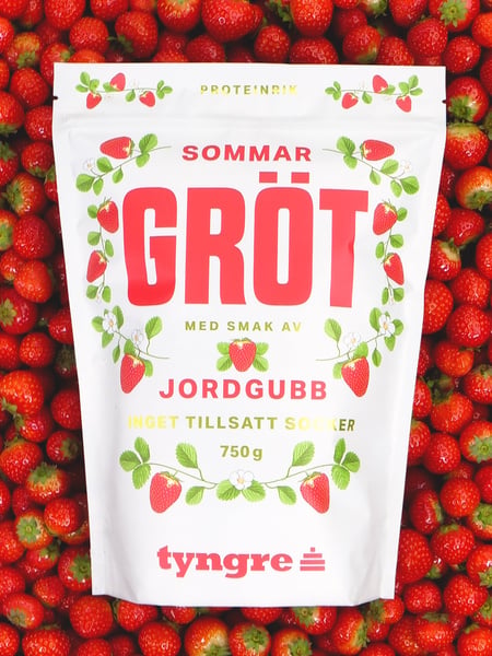 Tyngre Mannagrynsgröt Med Jordgubbar - Mannagrynsgröt | 750g