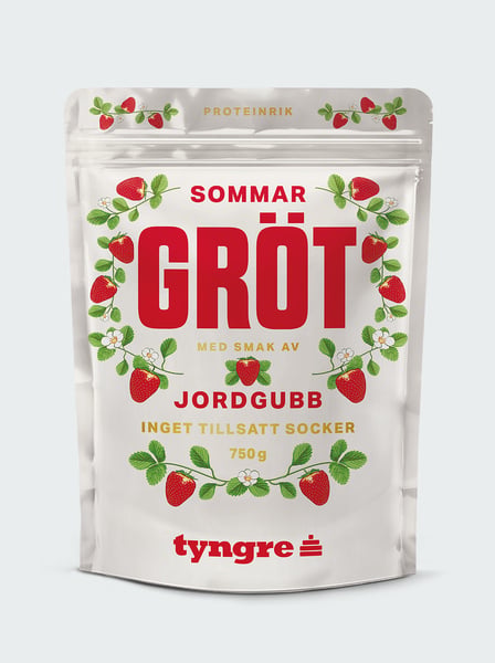 Tyngre Mannagrynsgröt Med Jordgubbar - Mannagrynsgröt | 750g