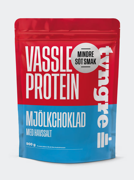 Tyngre Vassle Mjölkchoklad med Havssalt Mindre Söt Smak - 900g
