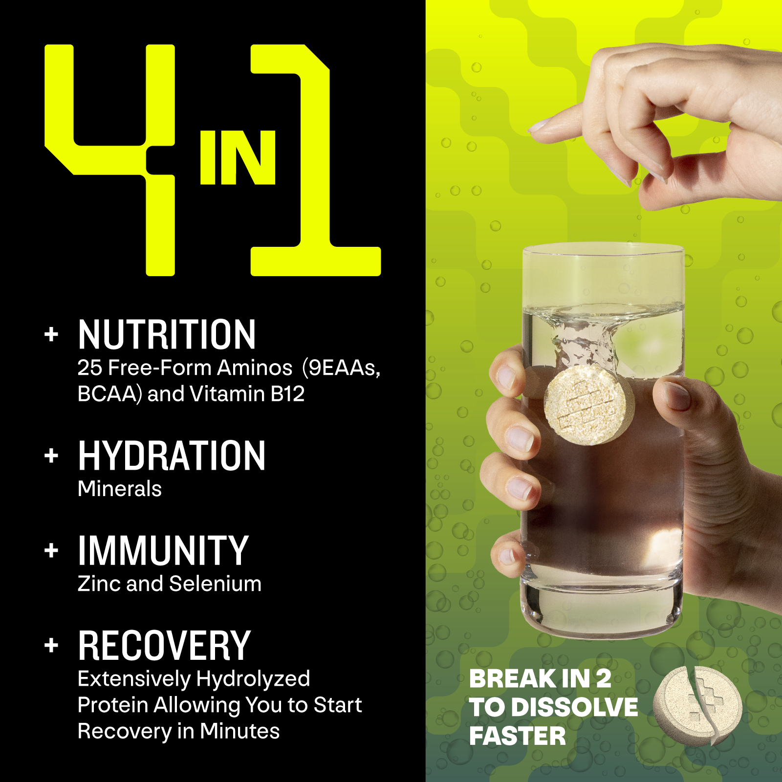 Unbroken Unbroken Lemon Lime 1 Tub 10 portioner