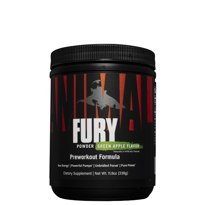 Universal Nutrition Animal Fury PWO 30 portioner Green Apple