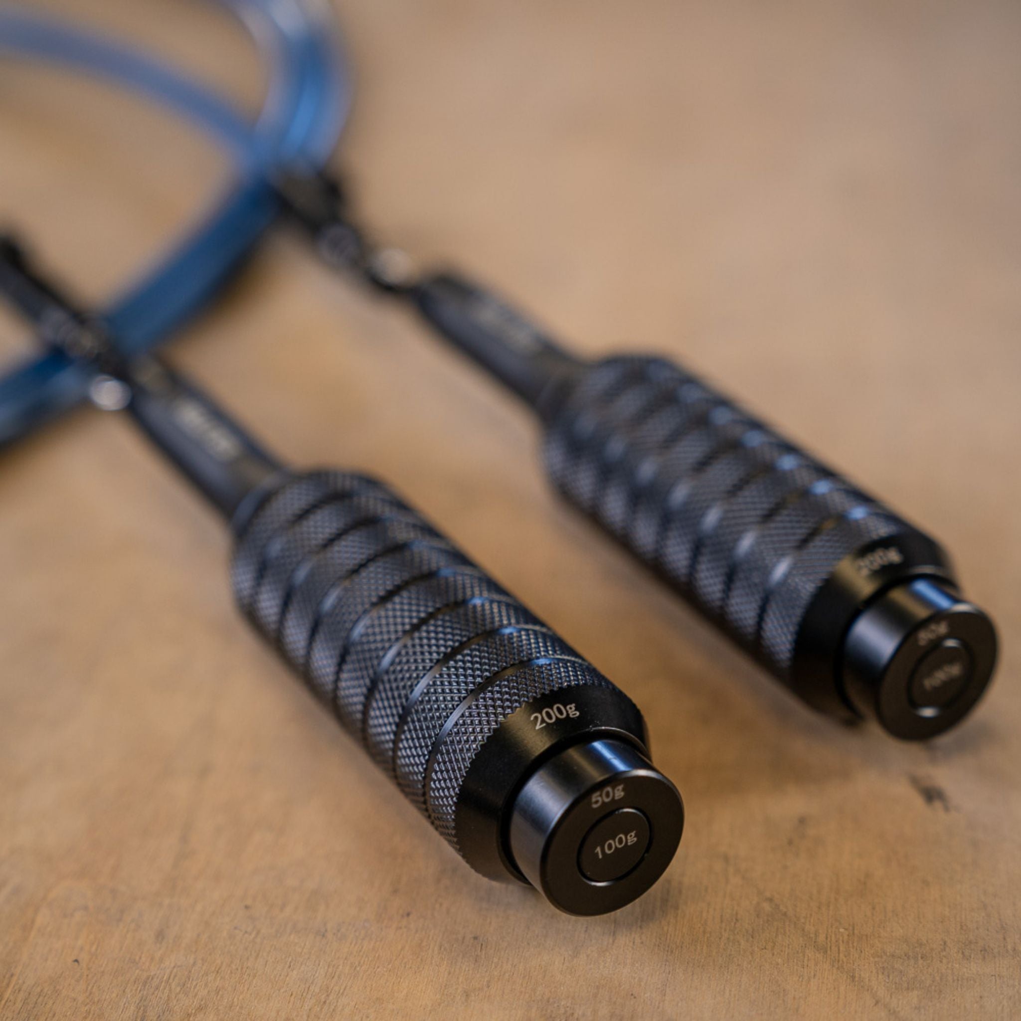 Velites Jump Rope Earth 2.0 Black + Weights Pack