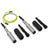 Velites Jump Rope Earth 2.0 Silver + Weights Pack