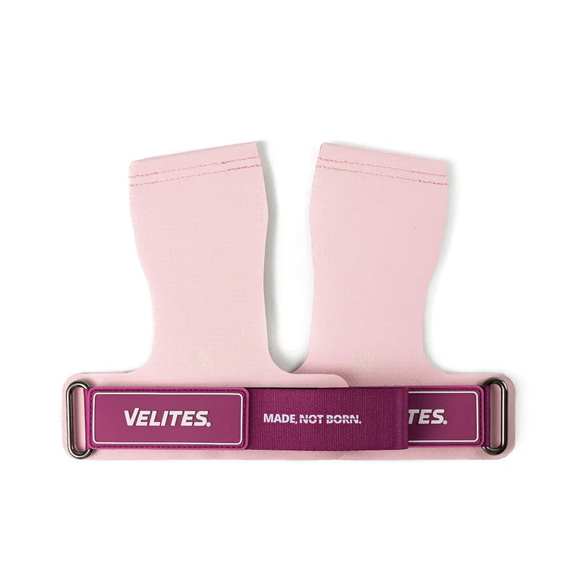 Velites Quad Ultra Hand Grips No Chalk - Pink Kit