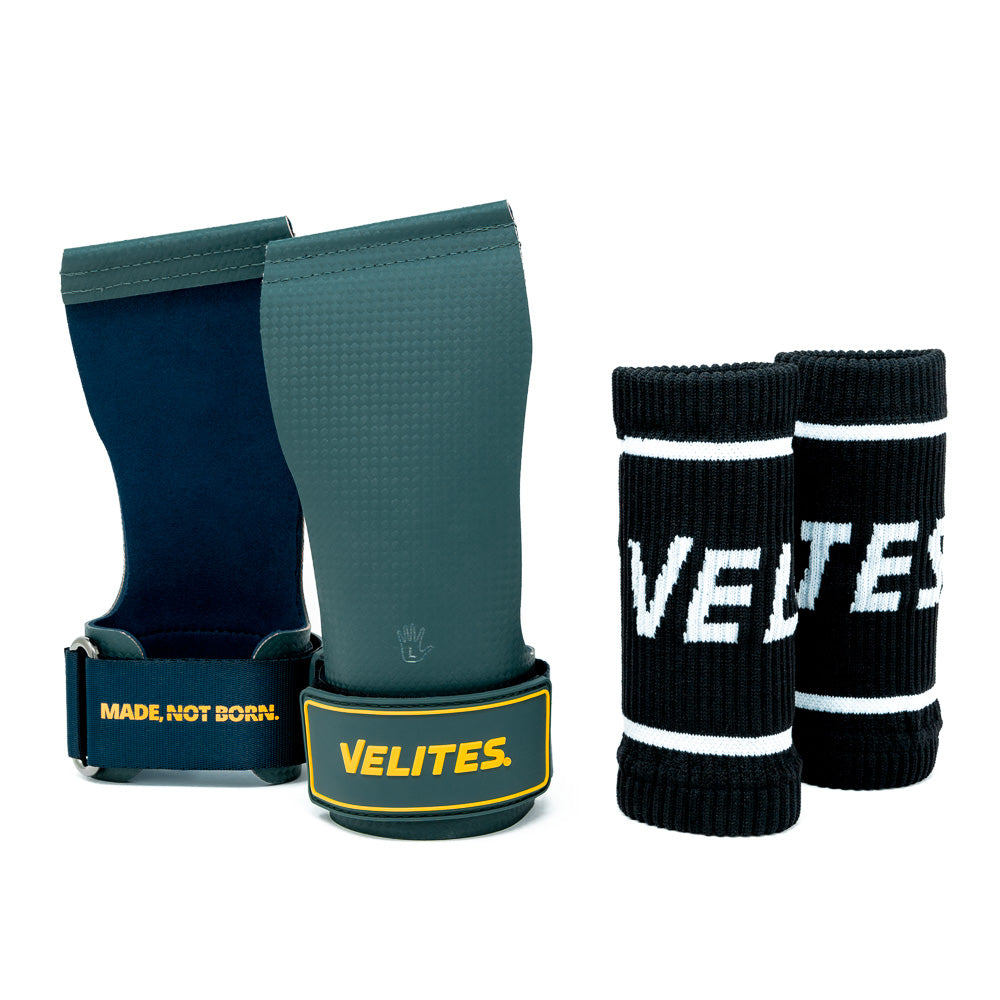 Velites Velites - Quad Ultra Hand Grips No Chalk Dark Green Kit