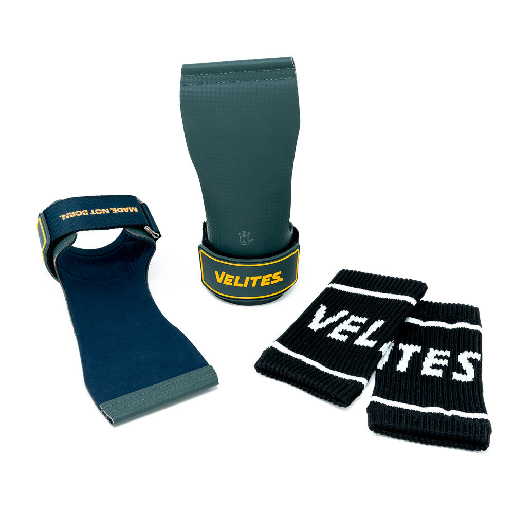 Velites Velites - Quad Ultra Hand Grips No Chalk Dark Green Kit