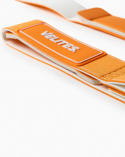 Velites Velites - Weightlifting straps Orange White