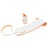 Velites Velites - Wrist Wrap Core  White Orange