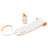 Velites Velites - Wrist Wrap Core  White Orange