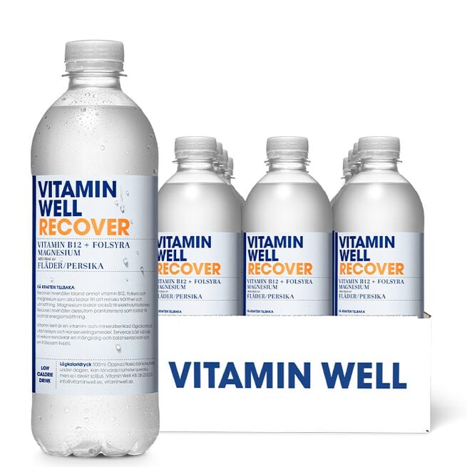 Vitamin Well 12 x Vitamin Well Vitamindryck 500ml Recover