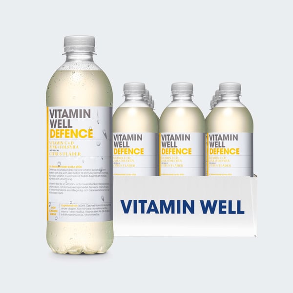 Vitamin Well 12 x Vitamin Well Vitamindryck 500ml Defence