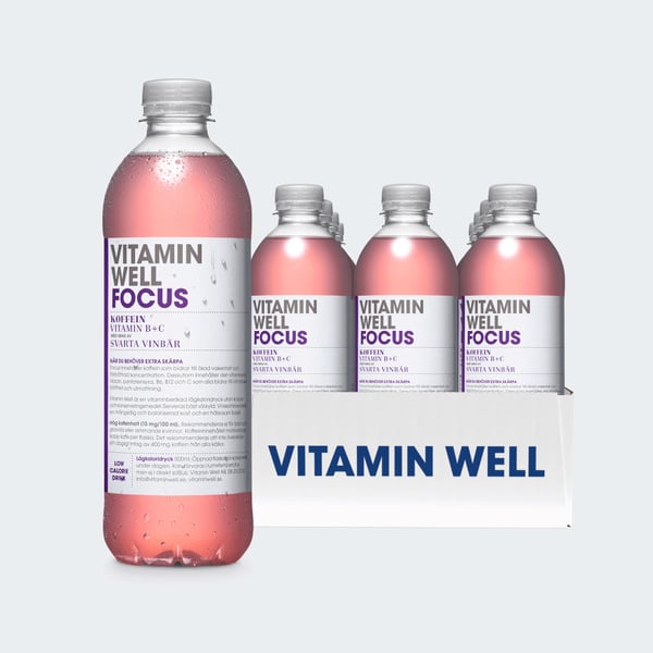 Vitamin Well 12 x Vitamin Well Vitamindryck 500ml
