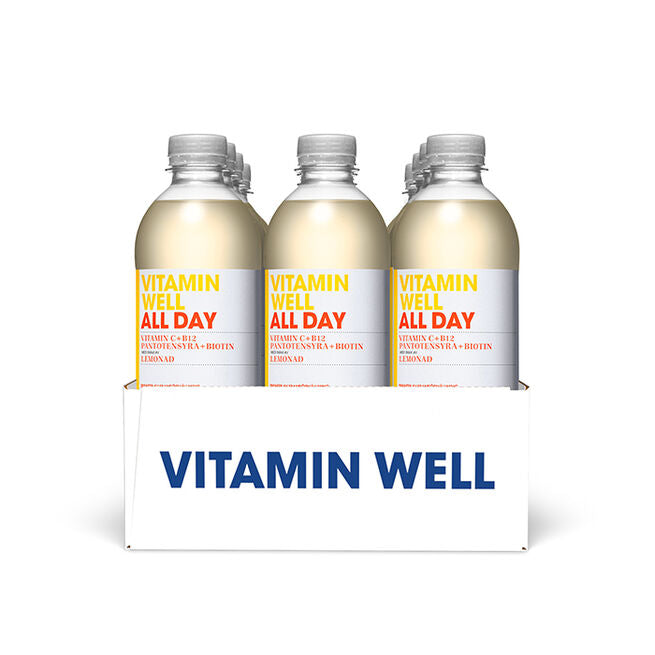 Vitamin Well 12 x Vitamin Well Vitamindryck 500ml All Day
