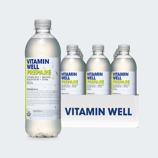 Vitamin Well 12 x Vitamin Well Vitamindryck 500ml Prepare