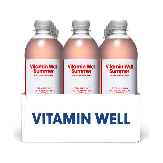 Vitamin Well 12 x Vitamin Well Vitamindryck 500ml Röda Bär