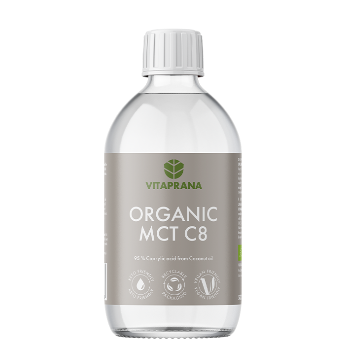 Vitaprana Ekologisk MCT Olja C8 500 ml