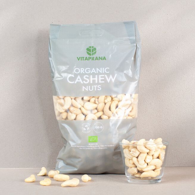 Vitaprana Ekologiska Cashewnötter 750 g